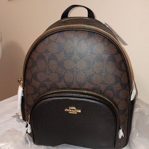 Coach backpack medium new with tags still in plastic wrapping